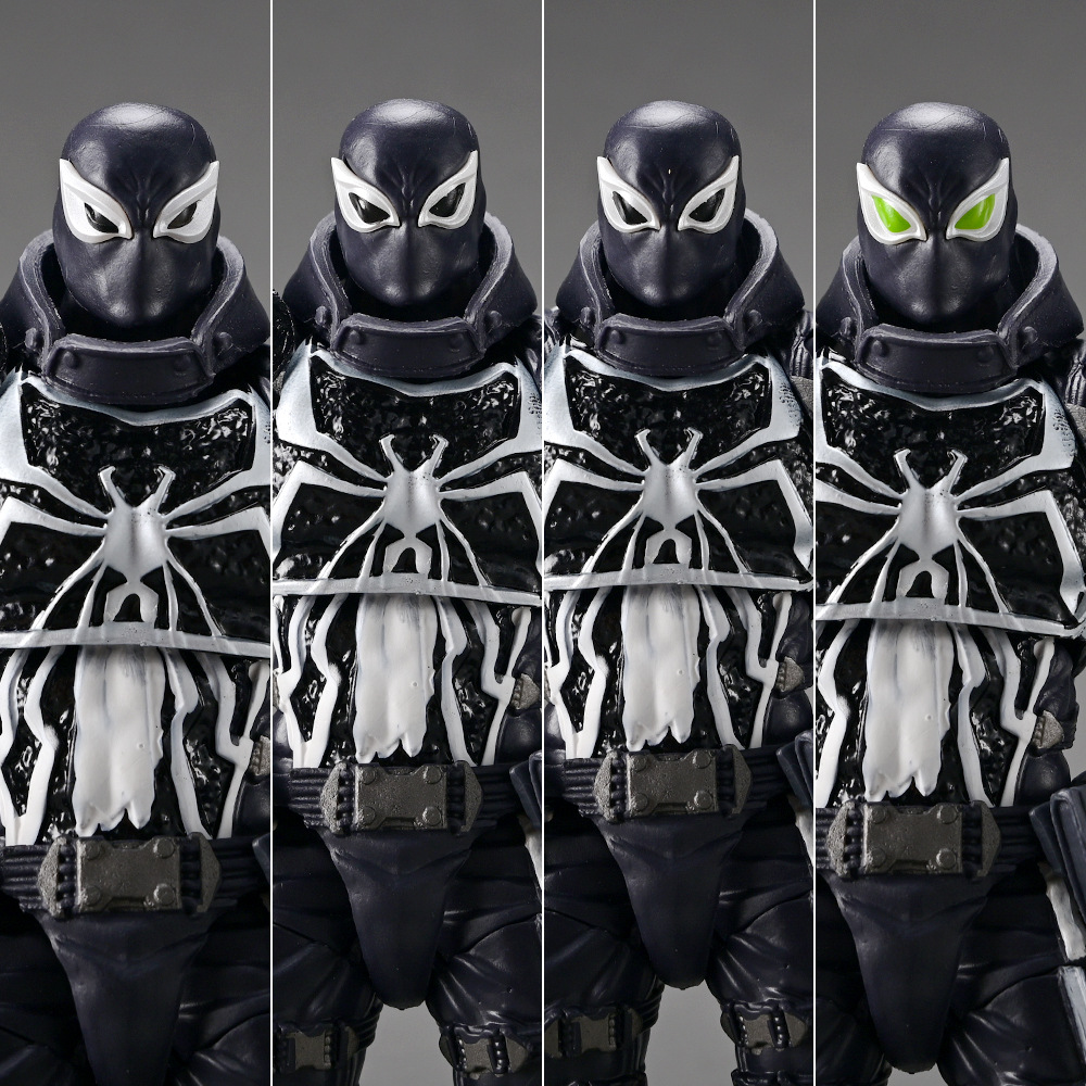 REVOLTECH AGENT VENOM フィギュア Kaiyodo Revoltech Amazing Yamaguchi Agent Venom