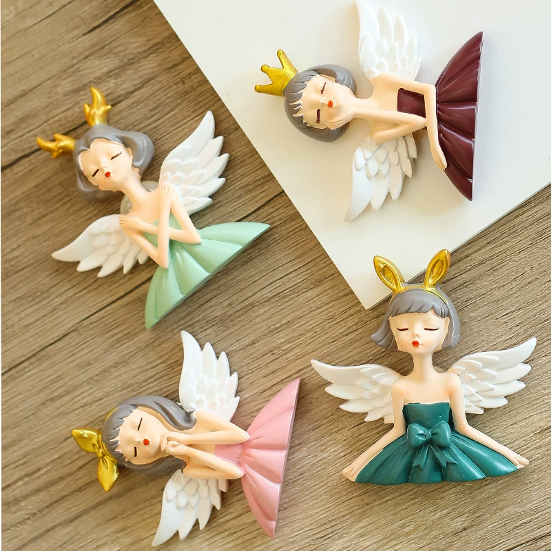 Nordic Creative 3D стерео переключатель наклейка украшение розетки дома гостиной стены украшение милый ангел защита наклейка Новый