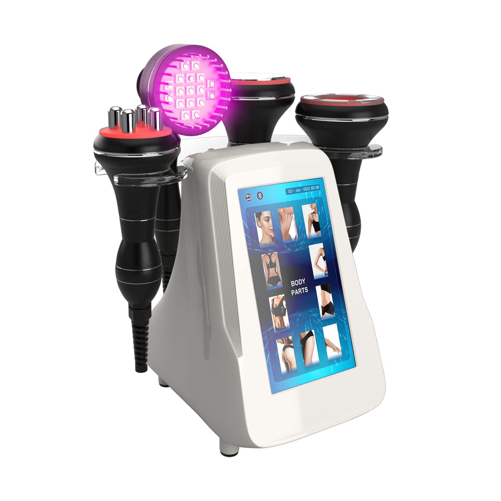 Instrumento corporal tres en uno 40K máquina de vaciado instrumento de adelgazamiento masaje plástico explosivo instrumento de adelgazamiento cuerpo presión negativa instrumento de belleza en el hogar