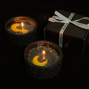 [the Moon Has Woken up] Niche Atmosphere Scented Candle, High-End Gift for Home Indoor Use, Gift for Girls