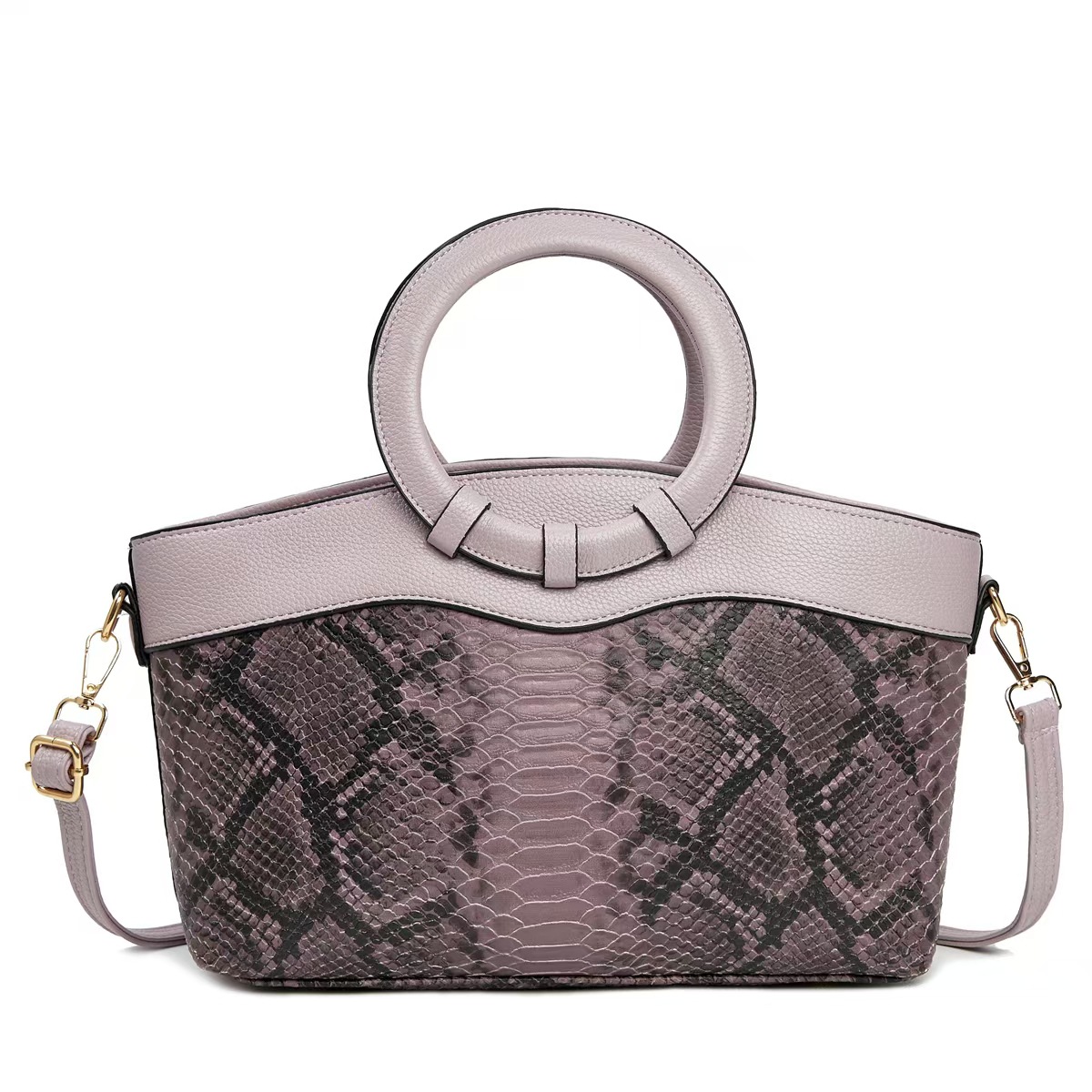 2025 otoño nuevo bolso de mujer estilo europeo y americano estilo de piedra anillo de hombro bolsas transfronterizas