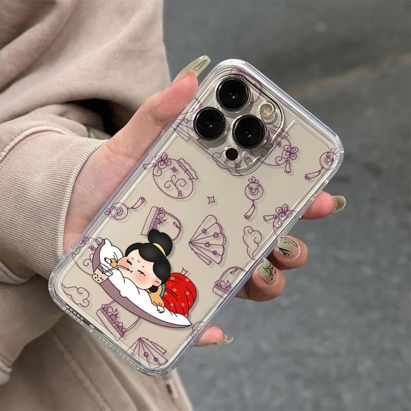 Protective Phone Case For Iphone 16 15 14 13 12 11 Pro Max Milk Tea_voghion.com