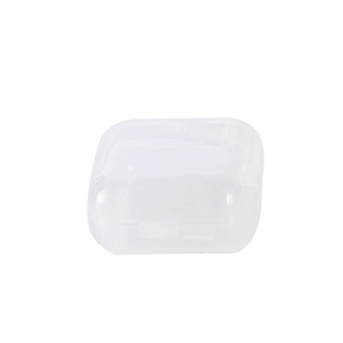 Factory Direct Selling Plastic Transparent Small Square Box Jewelry Box Earplug Small Box Accessory Mini Storage Box Logo Customizable