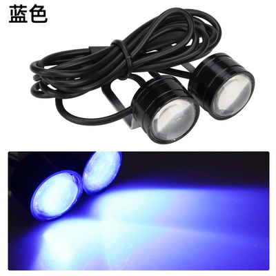 LED mirror flash rogue lamp – Gündüz işıqları - blue-flash-one-pair
