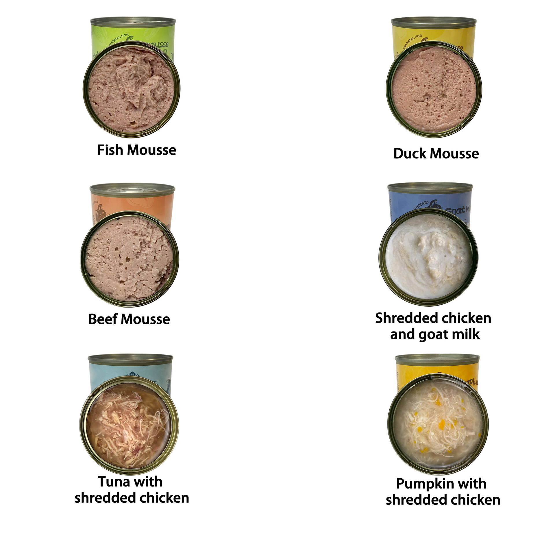 170g enlatado de carne de res, pollo, perro, nutrición fresca, grano mezclado, carne en puré, bocadillos para gatos y perros, caja completa