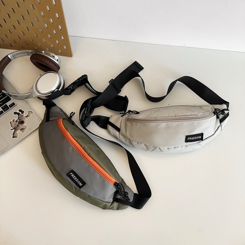 Torba, torba na klatkę piersiową typu crossbody, nisza uniwersalna 2024 nowa moda, sport, ekskluzywny styl, internetowa celebrytka torba na klatkę piersiową_voghion.com