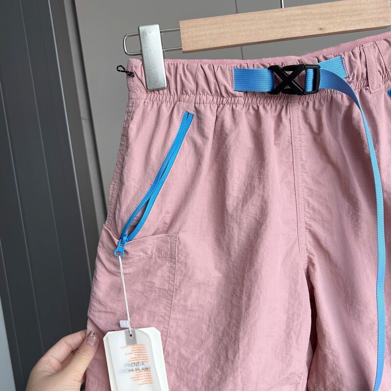 Great Product! New Summer Arrivals: Lightweight, Breathable, Waterproof Outdoor Dopamine-Colored Sports Casual Cargo Shorts for Women