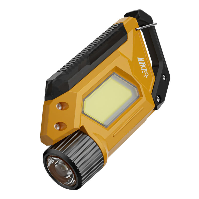 Transfronterizo nuevo llavero luz multifuncional mini linterna al aire libre iluminación portátil impermeable luz de trabajo de emergencia