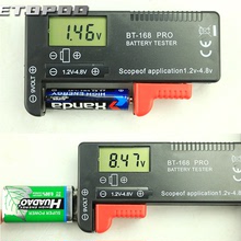 數顯式電池電量測試儀檢測儀168-168D系列電池測試儀測電儀插卡裝