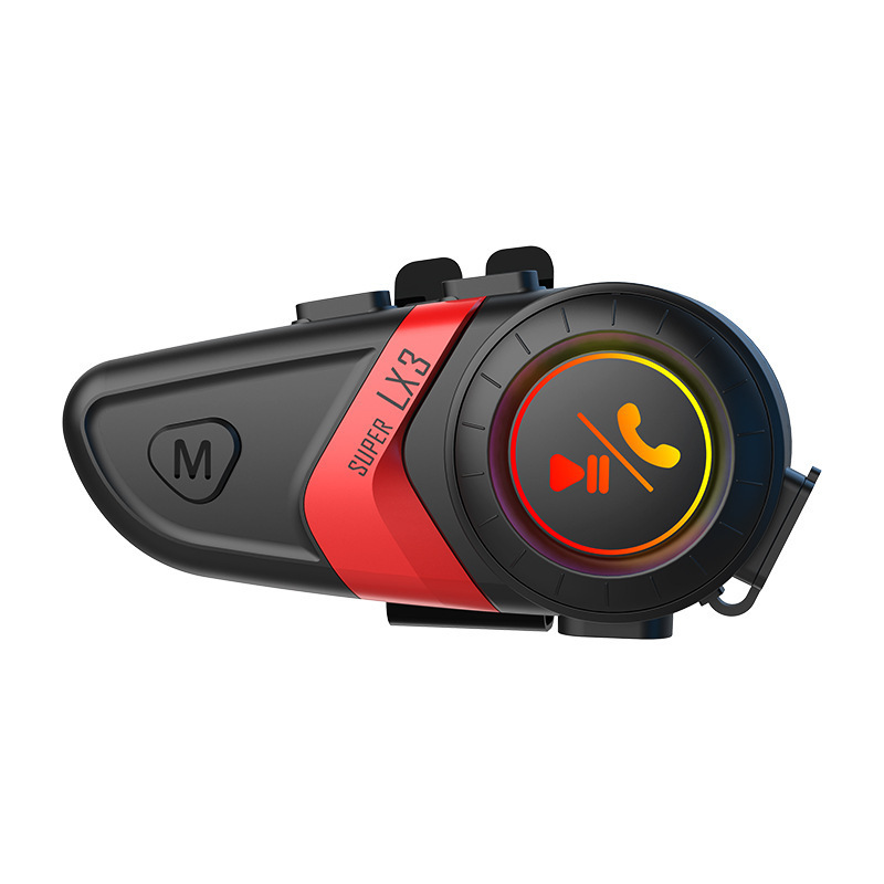LX3 オートバイヘルメット Bluetooth ヘッドセットワイヤレス 5.3 サイクリング防水ヘルメット Bluetooth ヘッドセット|undefined