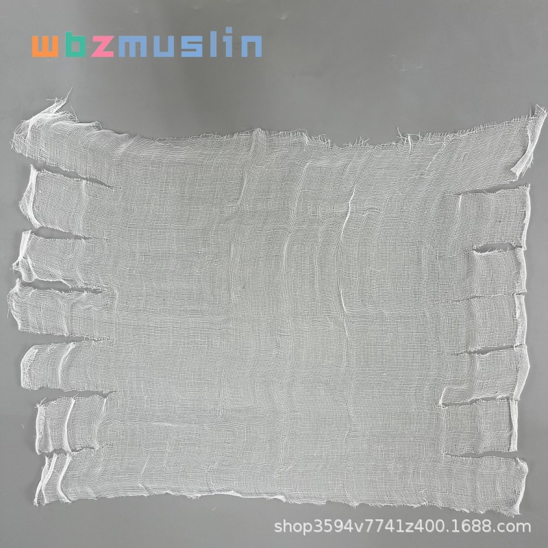 Halloween colgando ropa fantasma Halloween gasa tatted tela cráneo Ropa Decoración de la habitación gasa Decoración Ropa de hilo fino