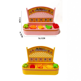 New Fruit Sales Shelves Doll House Miniature Food Play House Toys Boys and Girls Supermarket Convenience Store Toys
