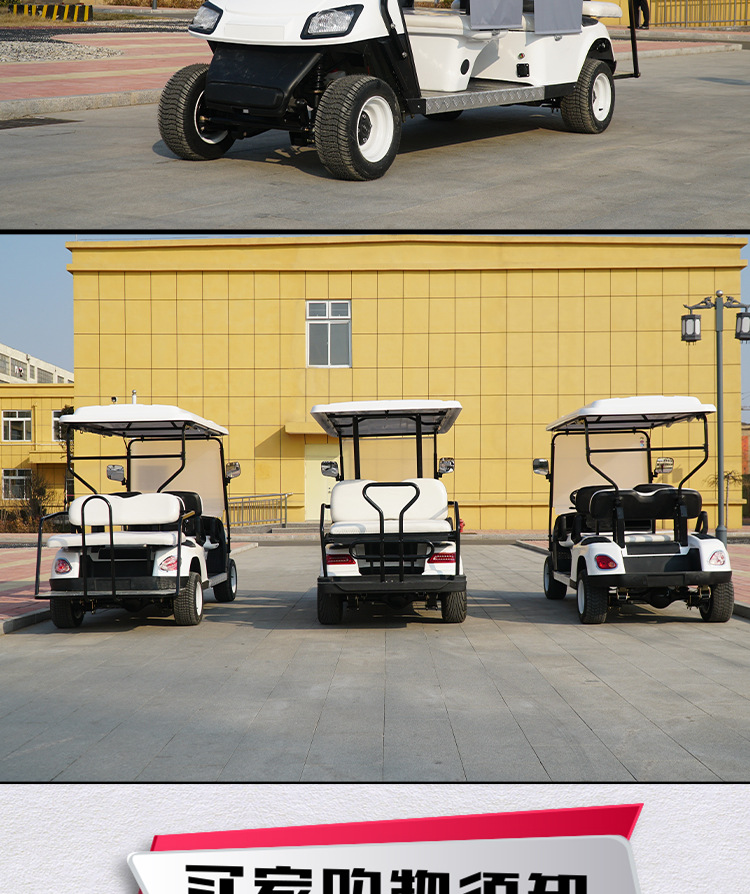 Golf Cart Sightseeing Car Beach Off-Road Electric Golf Cart