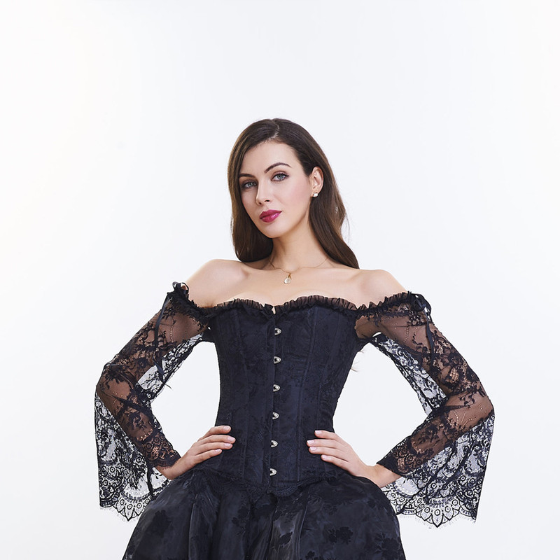 Vico Lace French-Style Fishbone Corset Outerwear Slimming Shapewear Top Chest Binder for Men Spring Summer Vico Lace French-Style Fishbone Corset Outerwear Slimming Shapewear Top Chest Binder for Men Spring Summer
