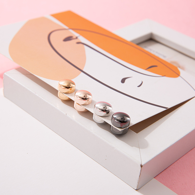 Nueva joyería imán accesorios de bufanda de hilo para mujer hebilla chal hebilla de pelo de moda de doble uso broche redondo joyería pequeña