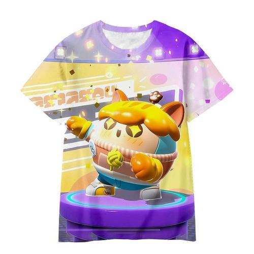 Cartoon Game Eggman Party T-shirt 3D Printing Summer Adult Children's Clothes Casual Short Sleeve Round Neck T-Shirt