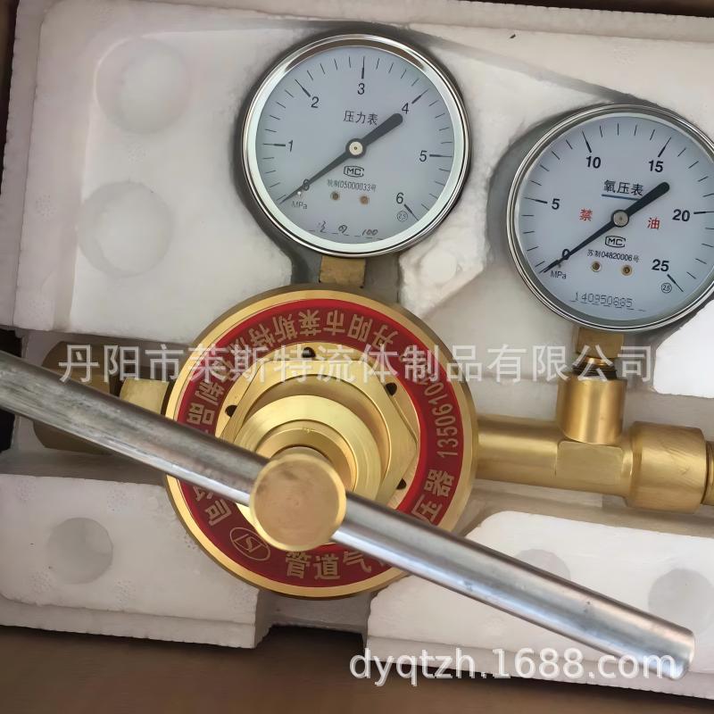 气体管道减压器 大流量氢气专用减压器 纯铜减压阀 不锈钢减压器