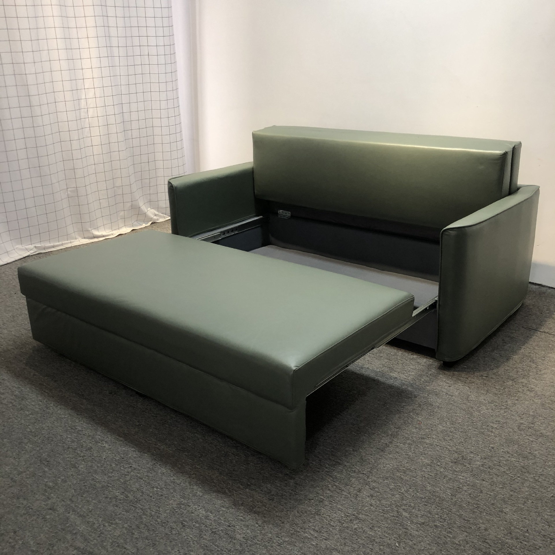 Tecnología de tela de arena sin lavado, sofá cama de almacenamiento multifuncional simple y moderno para casa pequeña, plegable para peinar