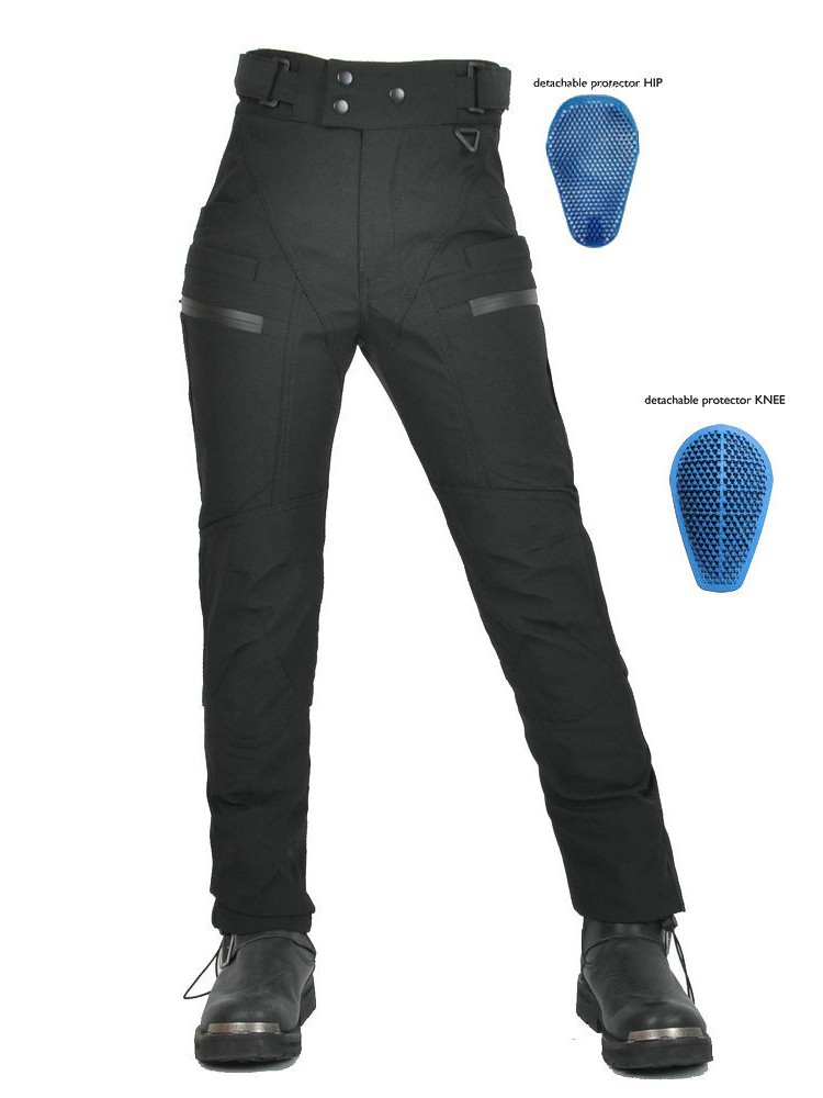 VOLERO motocicleta cuatro estaciones a prueba de caídas pantalones de ciclismo a prueba de viento de cintura alta para mujeres jinetes locomotoras pantalones a prueba de caídas protectores de silicona