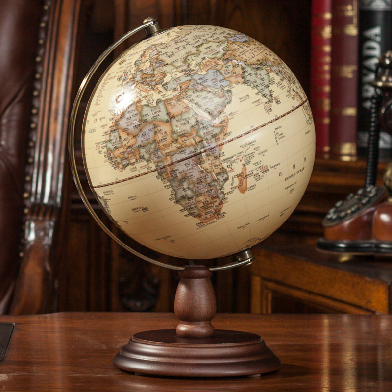 Day Island 20CM three-dimensional Satellite relief globe high definition To fake something antique Retro student Dedicated Study Decoration decorate