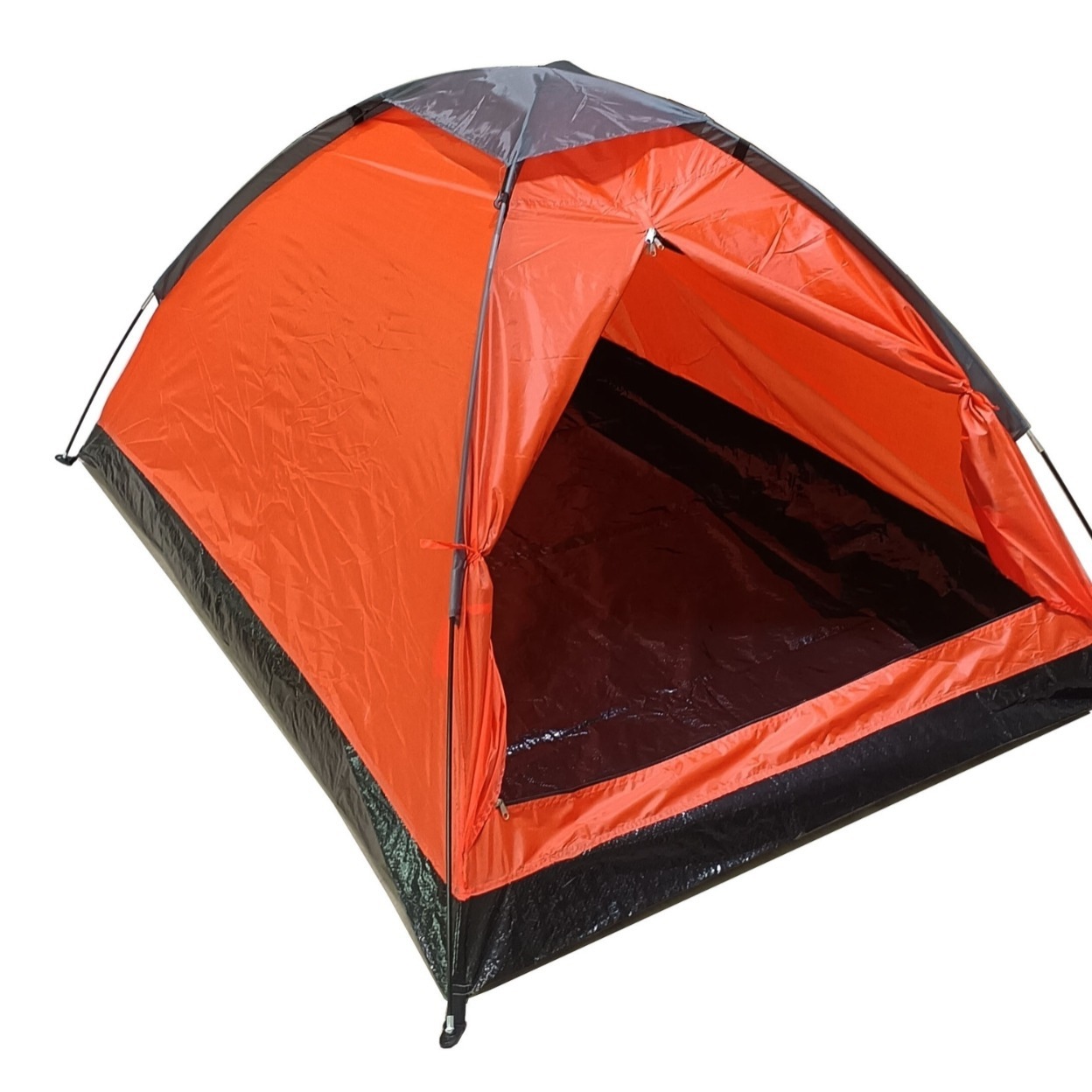 Venta directa de fábrica al aire libre doble adulto tienda de campaña suministros para acampar en la playa de una sola capa conveniente, instalación simple y rápida