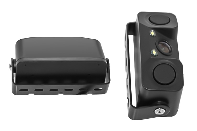 Integrated Reversing Camera System with Smart Reversing Radar, No-Drill Installation, Three-In-One Camera, Radar Image, Alarm, and Sound