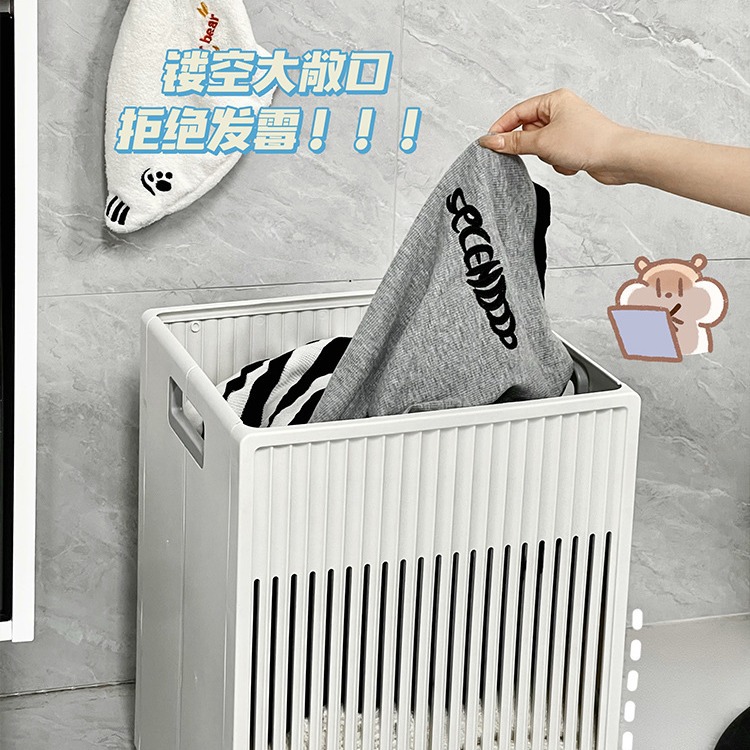 Cestas de ropa sucia transfronterizas, cestas de almacenamiento de ropa sucia, cestas de ropa sucia plegables cuelgan en la pared, cestas de ropa sucia para el baño, cestas de ropa para la lavandería