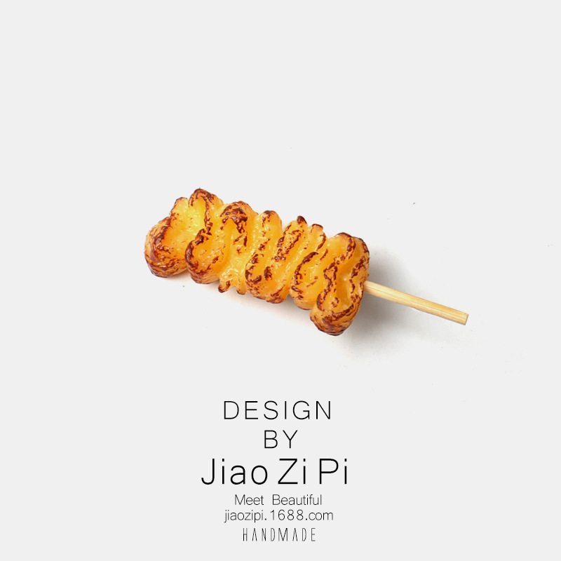 網紅一本の焼き串ヘアピンの個性的な趣味は食べ物が可愛いです。|undefined