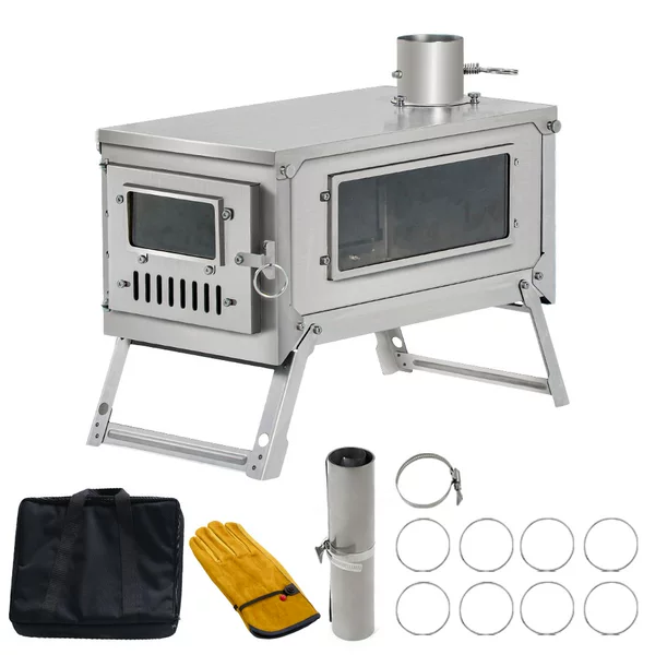 0.8 Titanium Furnace Outdoor Camping Portable Oven Furnace
