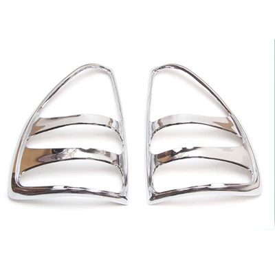 Suitable for 03-09 Toyota Prado taillight shade overbearing LC120 electroplating shade taillight shade frame electroplating trim (Light frame) - electroplating