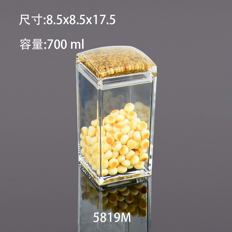 Square acrylic storage box, storage system, direct factory sales
