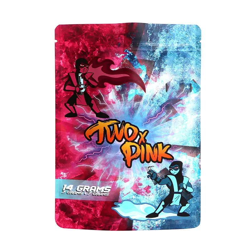 定制3.5g 7g 14g 28g 烟草站立拉链袋哑面印刷铝箔复合包装