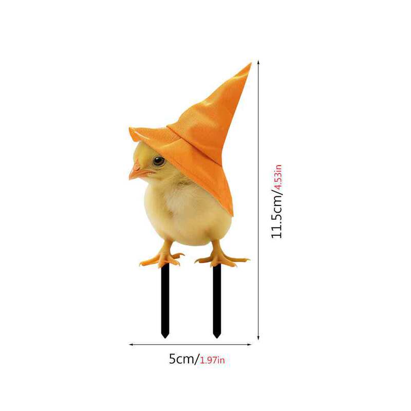 JSTY332-337クロスボーダーハロウィーン金属鉄芸地挿し屋外花園庭鶏鴨猫装飾プラグイン|undefined