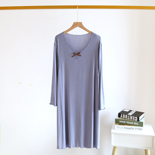 Factory wholesale new summer modal pajama set for postpartum breastfeeding mother, one piece drop shipping