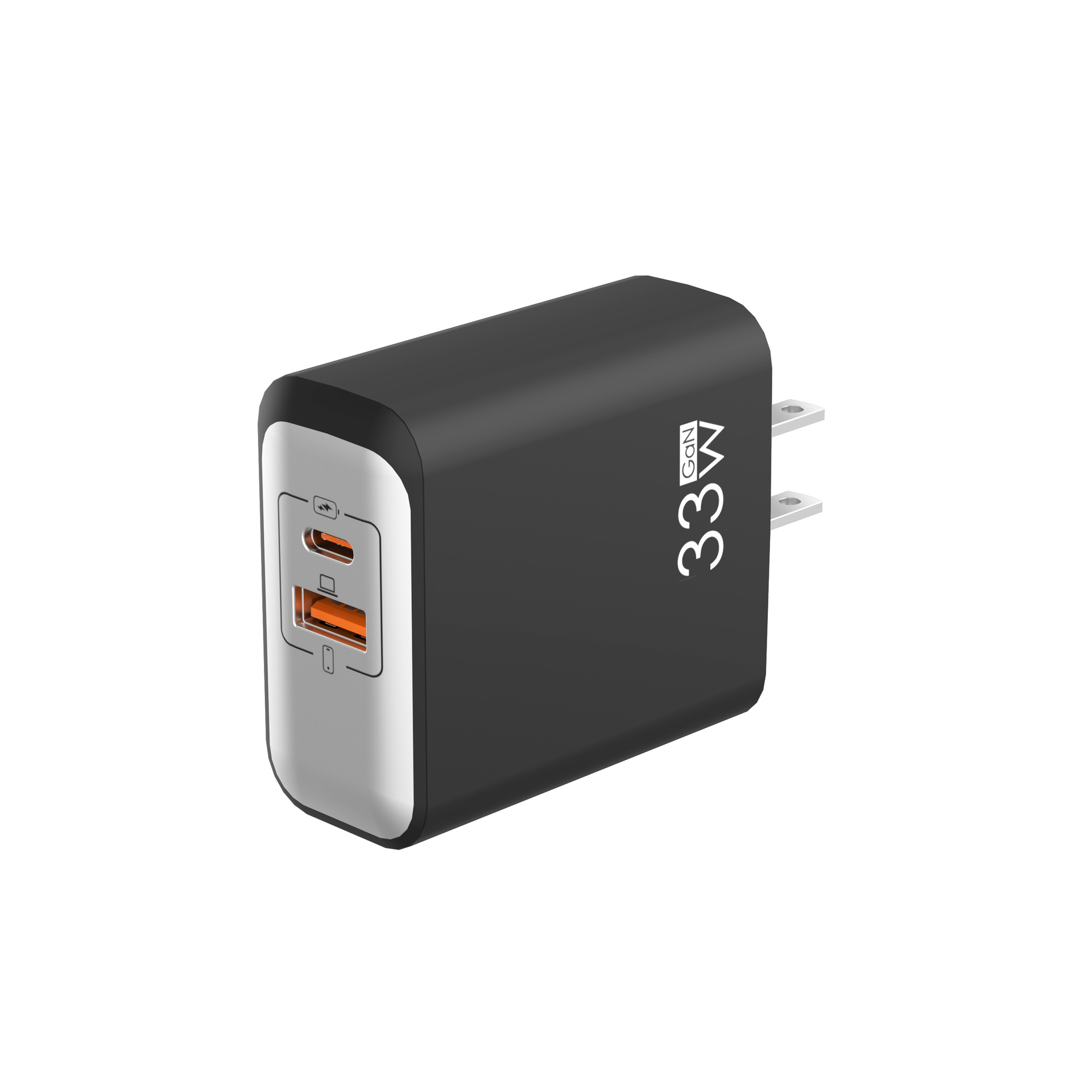 (521 안전인증-A+C)-질화갈륨 미국 규격 33W-블랙