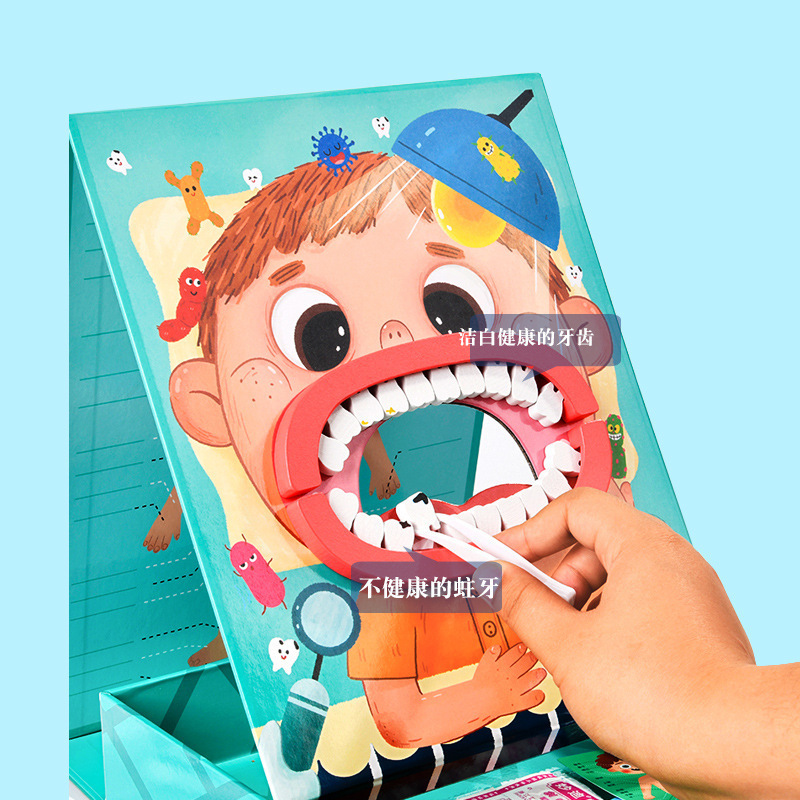 Weiweihu Children's Casa de juegos para dentistas Simulación Dental Little Doctor Amazon Venta caliente Juguetes de madera