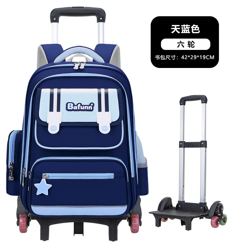 26 nuevas mochilas de tirón para estudiantes de primaria, uno, dos, tres a seis grados para niños y niñas, mochila de hombro de gran capacidad