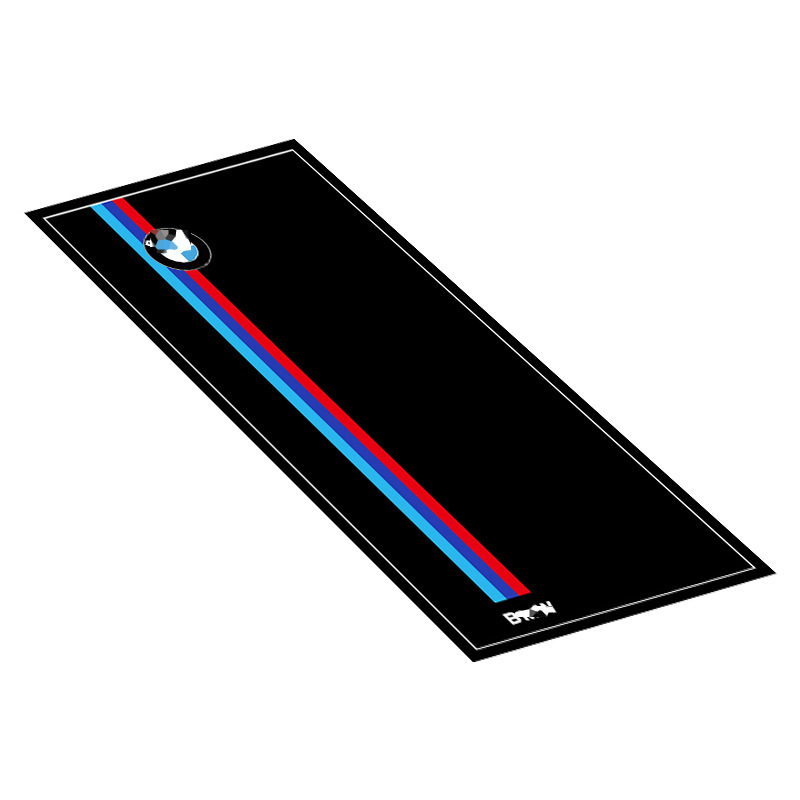 Alfombra para motocicleta, tapete de exhibición para sala de exposición de equipos de motociclismo, tapete especial para el suelo, alfombra para dormitorio, imprescindible para los entusiastas de las motocicletas, forma cuadrada.