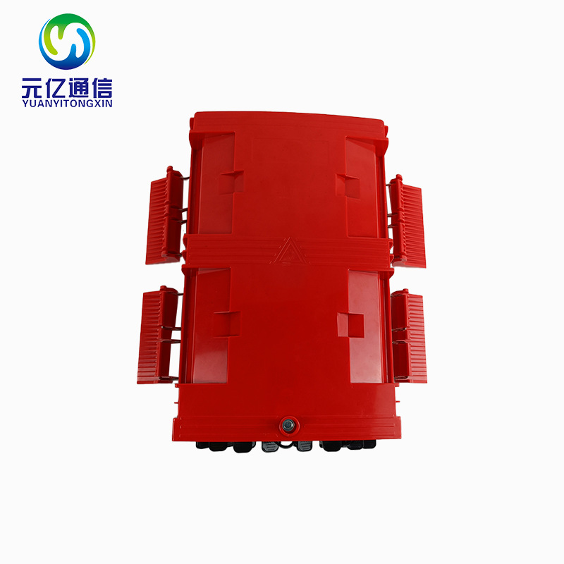 FTTH网络室内外防水ABS光纤16芯分纤箱配电箱红色款