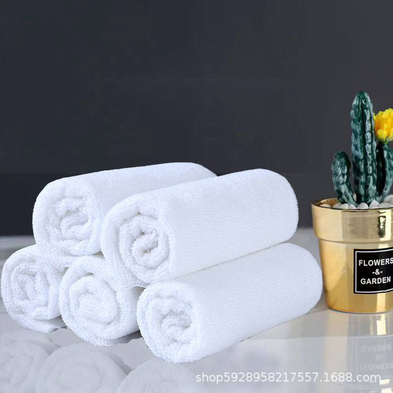 Toallas de hotel centro de baño toallas blancas desechables de hotel baño absorción de agua toallas blancas