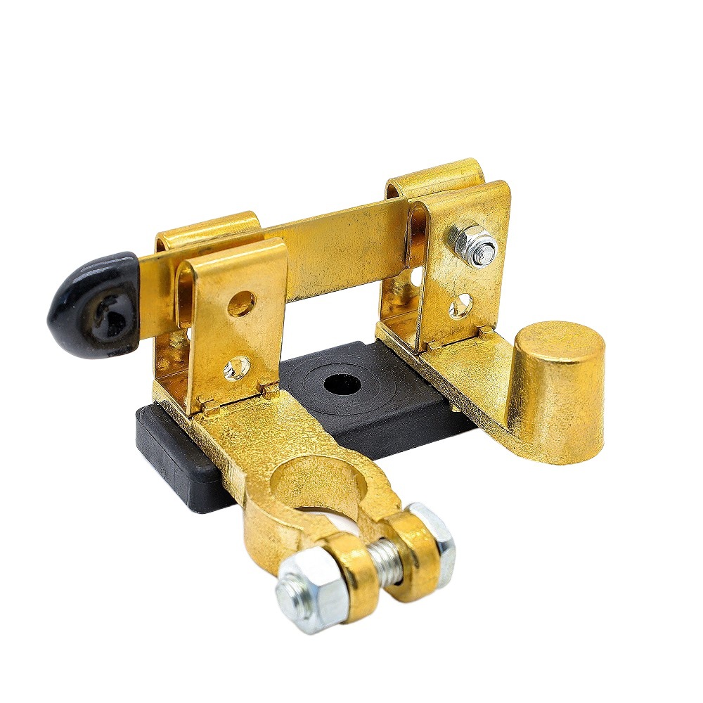 Batería del coche apagado interruptor de cuchillo de latón anti-fuga vertical negativo fuente de alimentación modificación interruptor Accesorios