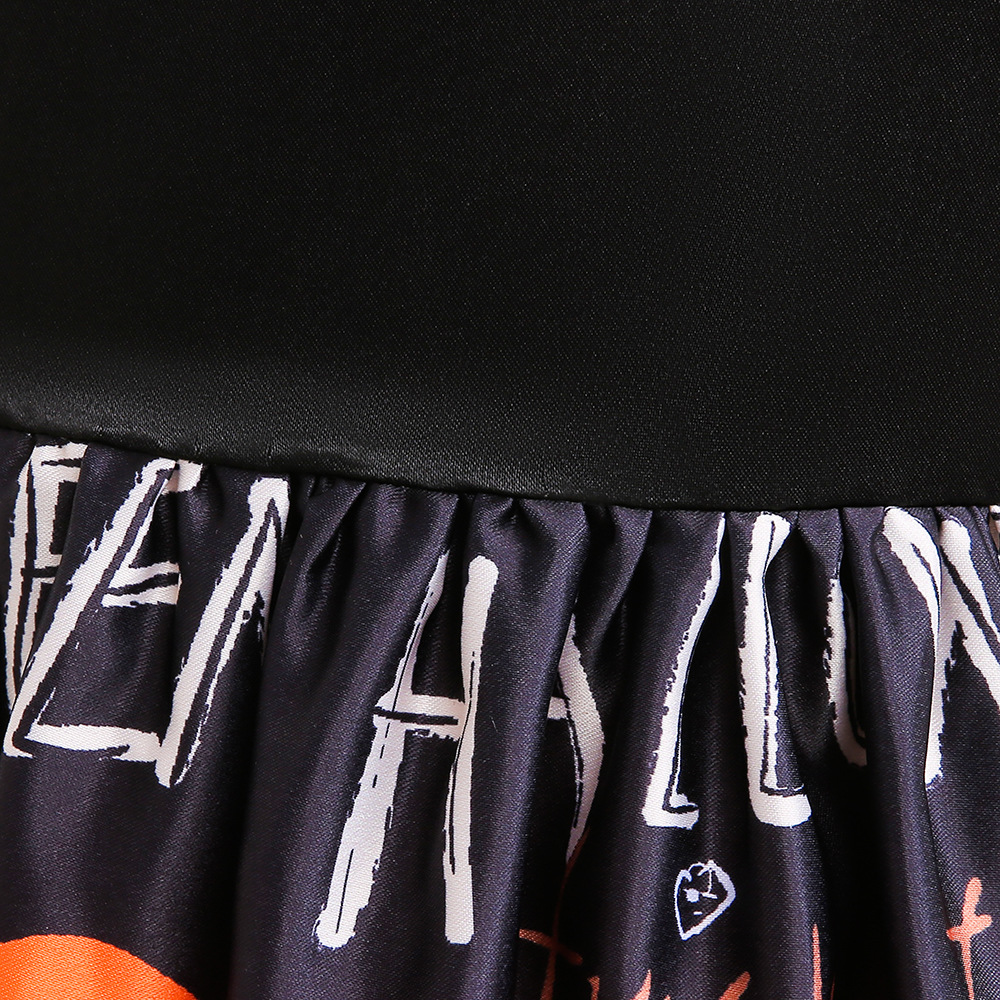 橙色万圣演出服