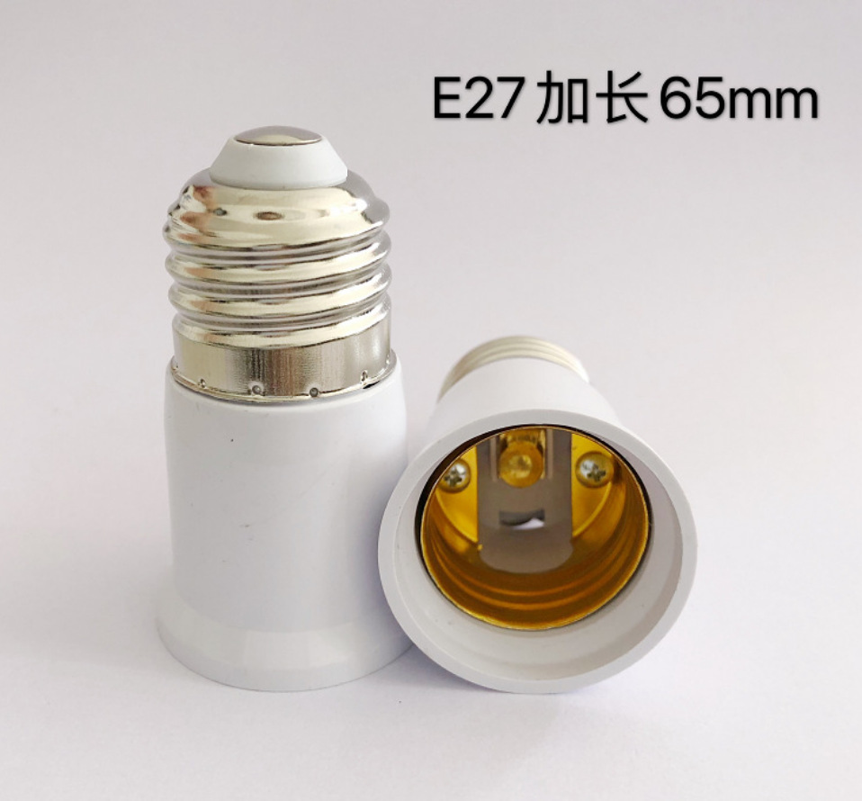 Adecuado para accesorios de base de bombilla led enchufe e27 puerto de tornillo b22 puerto de bayoneta de extensión cabezal de conversión portalámparas al por mayor
