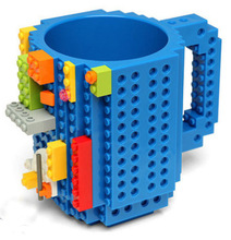 厂家乐高积木杯 拼装杯DIY组装杯咖啡杯马克随手水杯创意个性水杯