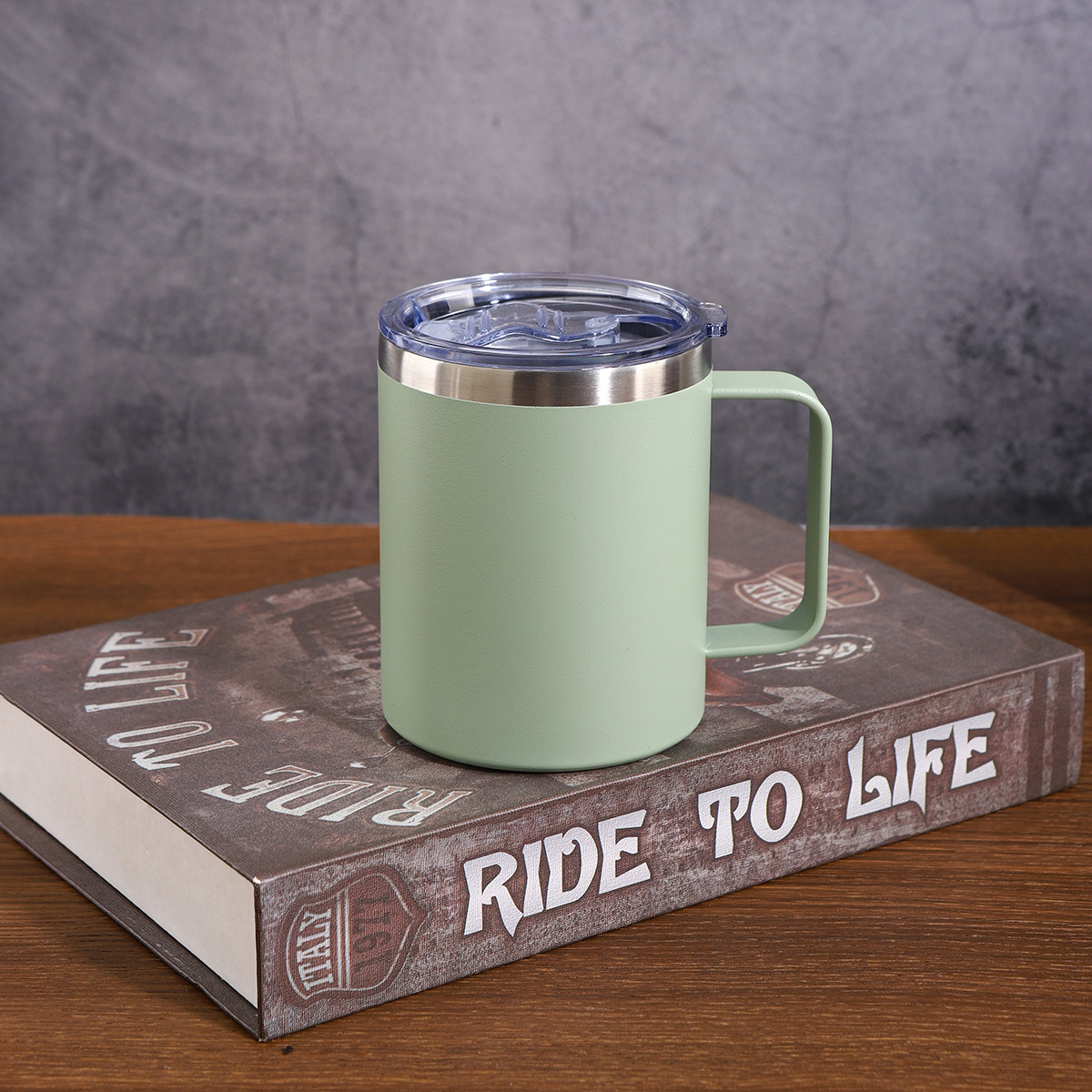 Doppelwandiger Edelstahl Isolierbecher Mit Deckel Für Kaffee_voghion.com