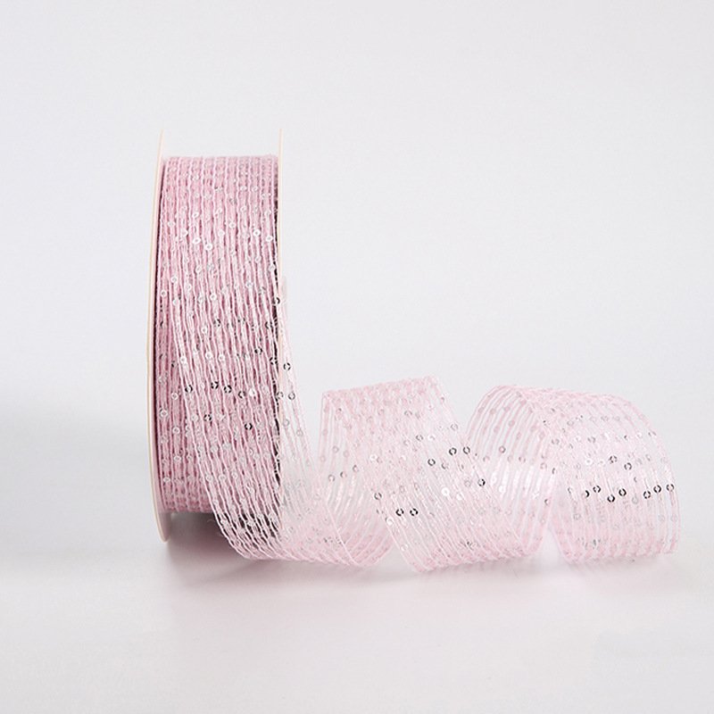 Cinta floral al por mayor 4cm borde dorado colorido ramo arco onda hilo llano cinta flor material de embalaje