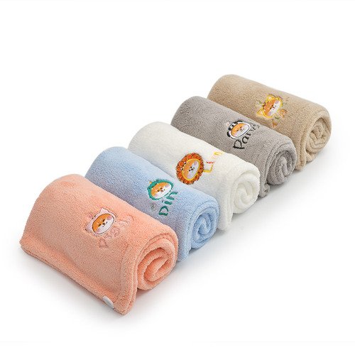 Jialiya Dry Hair Cap Soft and Water-Absorbent Cute Hair Wiping Hoop for Men and Women Adults  New Turban Shower Cap
