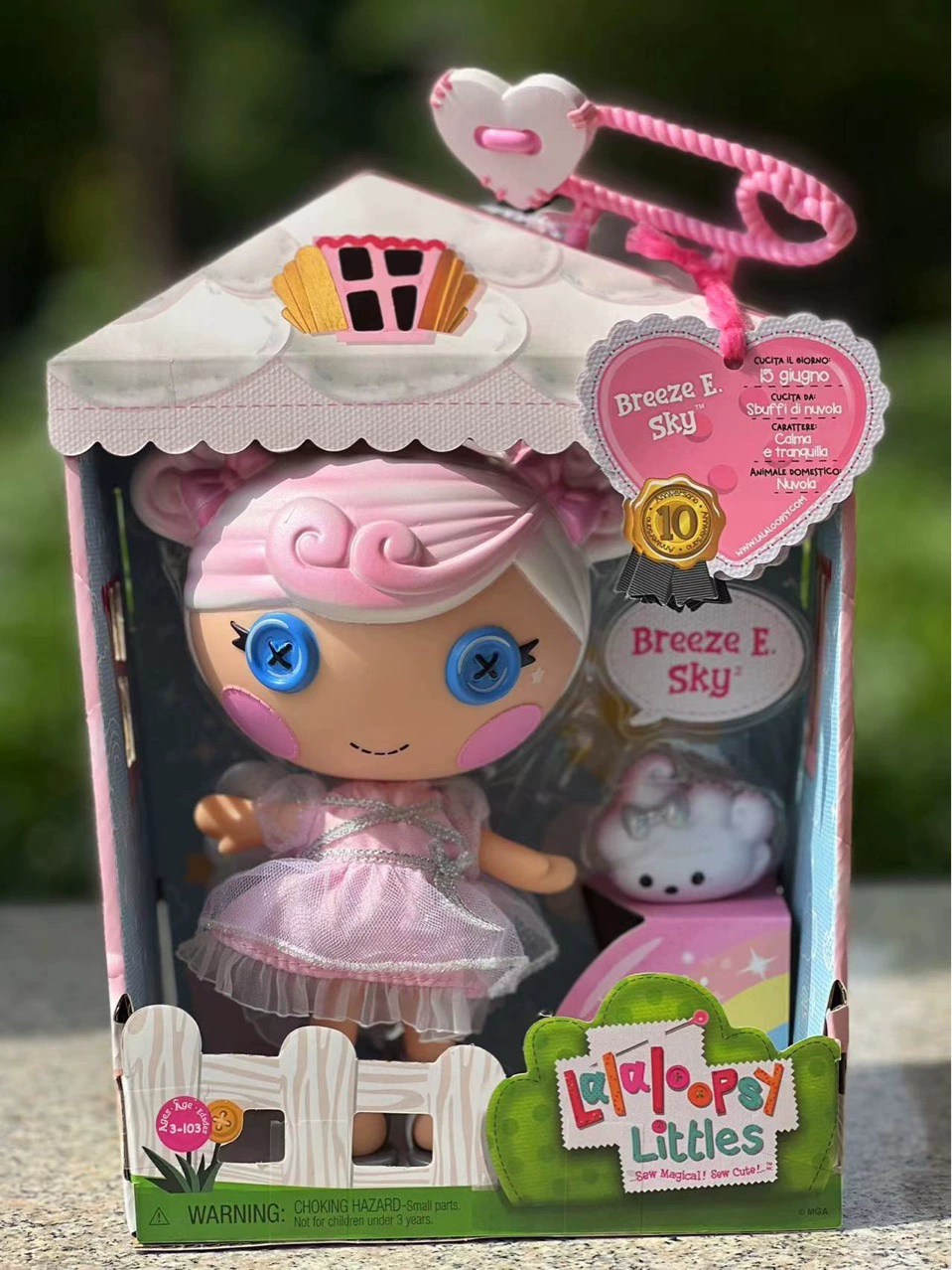 Кукла MGA Lele Angel Lalaloopsy Littles, в коробке, коллекционная с пуговичными глазами