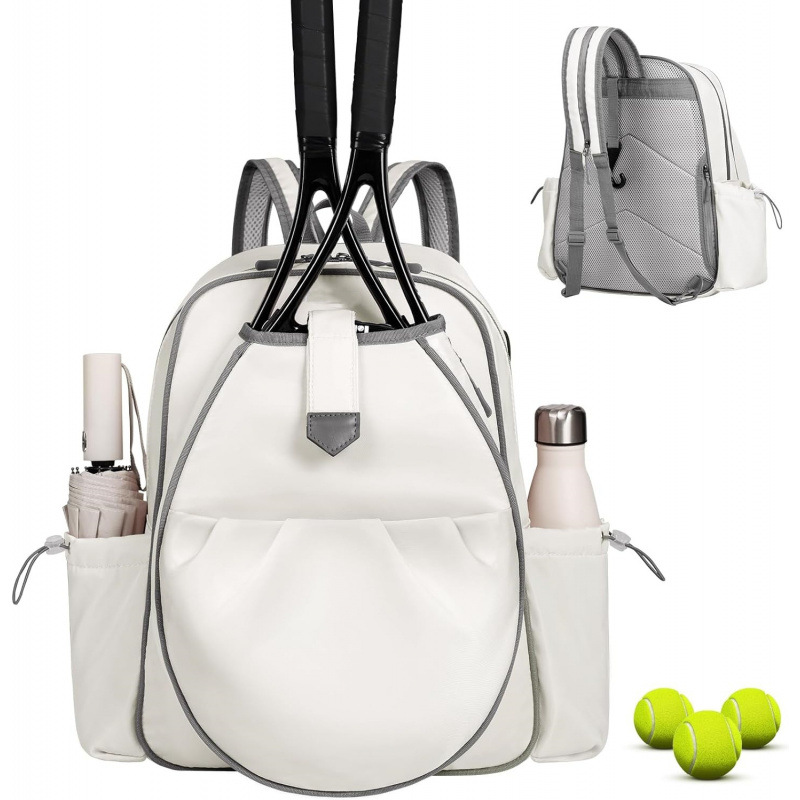 Nuevo bolso de tenis de mujer transfronterizo, bolso de tenis resistente al agua, 2 bolsas de raquetas de tenis