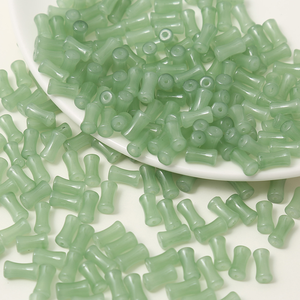 50 Pieces 6 * 12mm Glass Bamboo Beads display picture 14